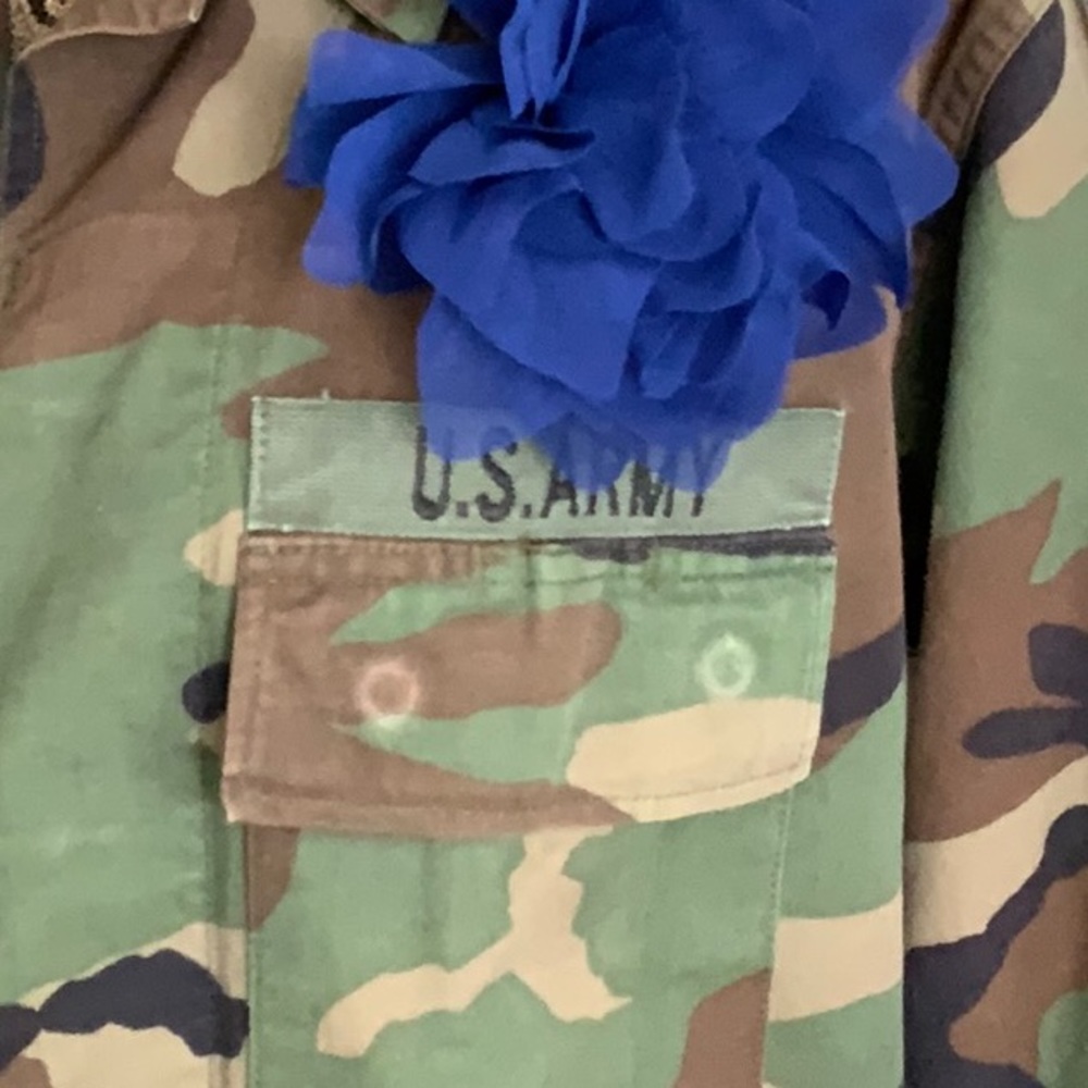 Custom Made, Authentic Us Army Jacket, With Appli… - image 2